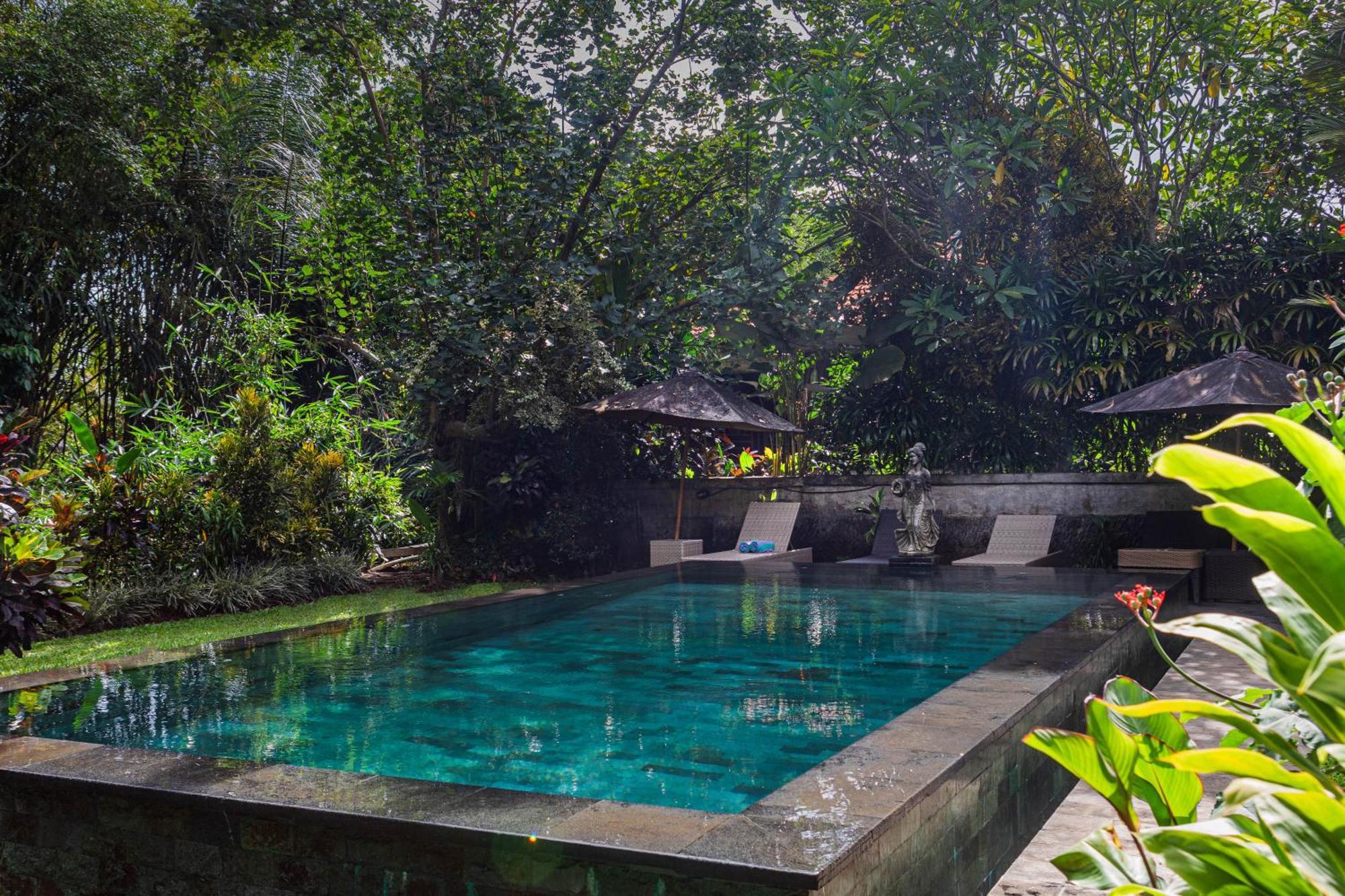 Sari Bamboo Villas Ubud Exterior foto
